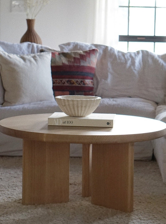 The Oslo White Oak Coffee Table