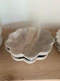 Travertine Flower Bowl