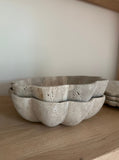 Travertine Flower Bowl